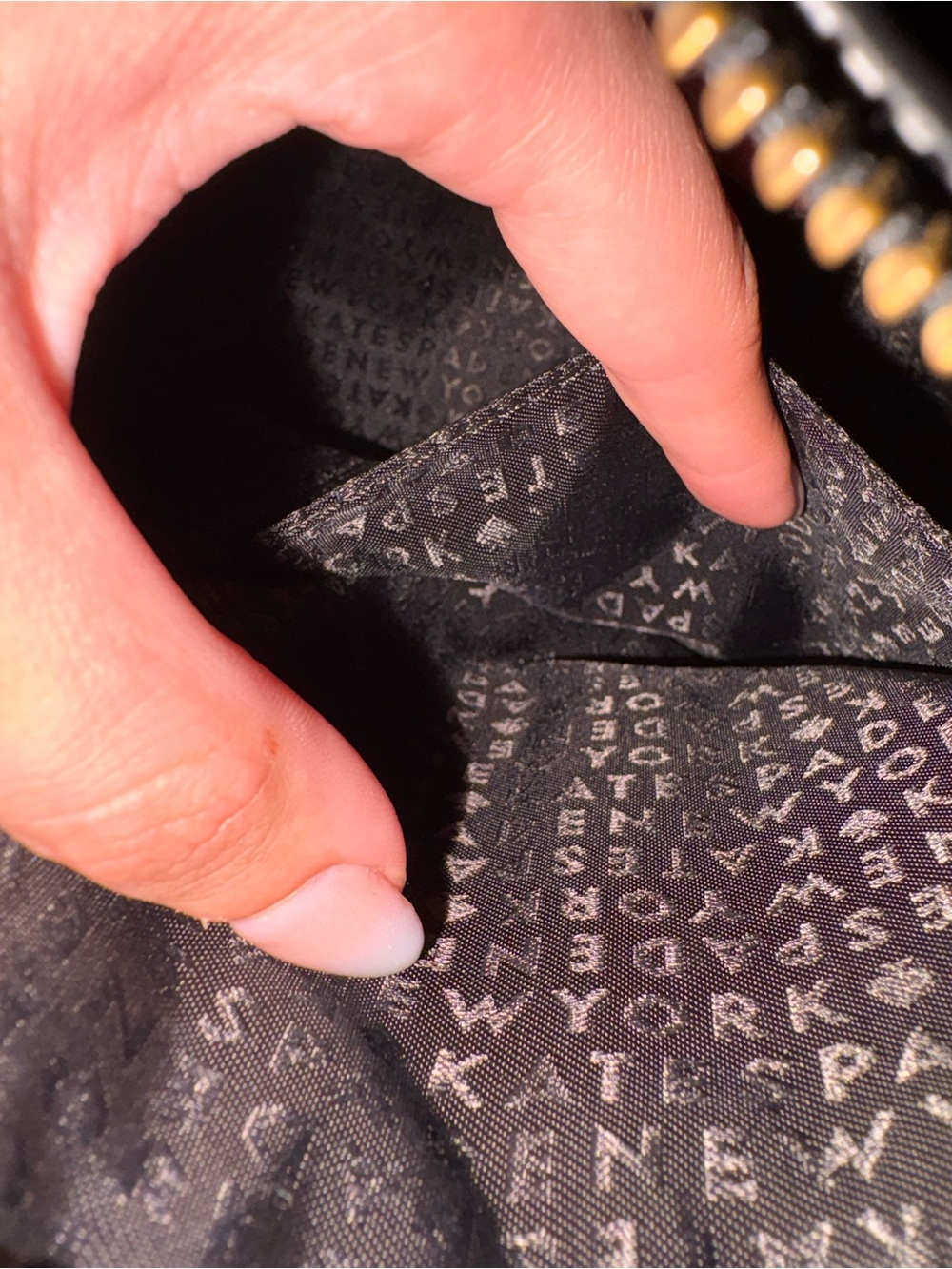 Black Kate Spade Purse - Picture 4 of 8